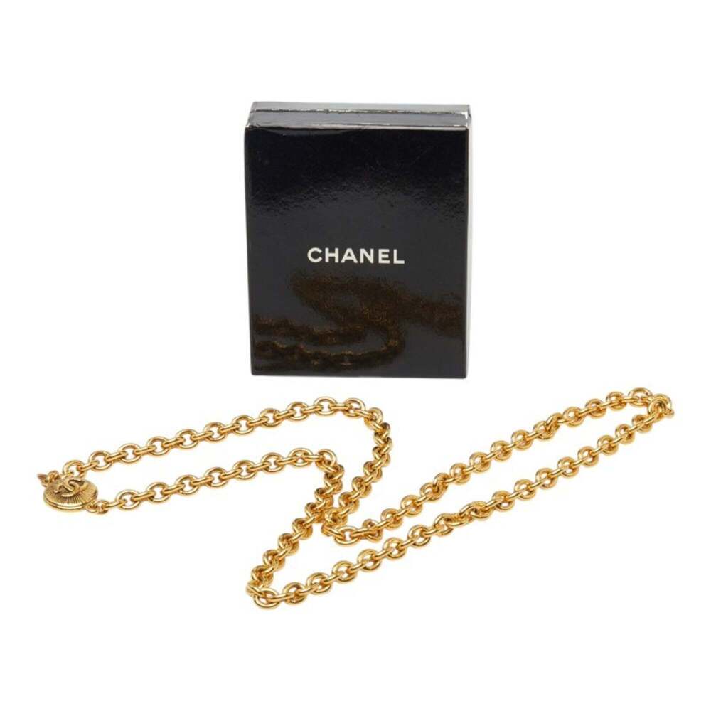 CHANEL Gold Logo Necklace - Picture 7 of 7